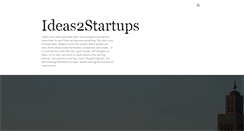 Desktop Screenshot of ideas2startups.com